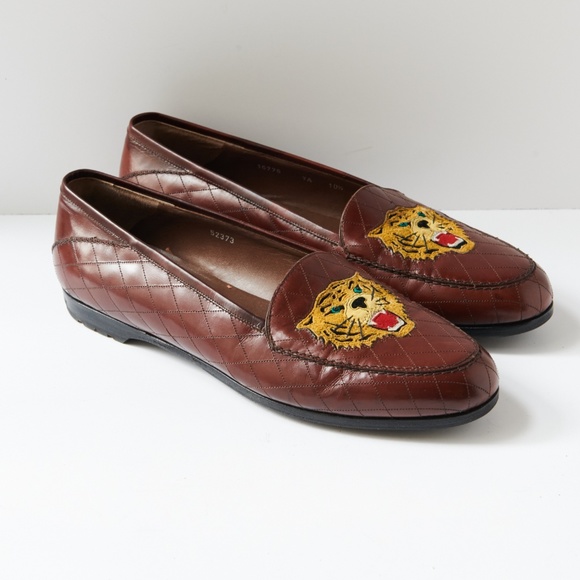 80s - SUSAN BENNIS - WARREN EDWARDS - Loafer - Men's - 10.5 - Brown Leather